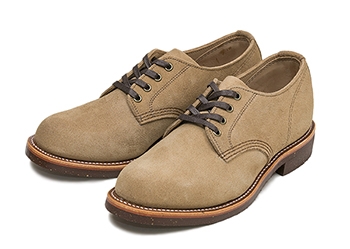 【CHIPPEWA】 チペワ 4INCH SUEDE SERVICE OXFORD 4インチ スエード サービス オックスフォード 1901M77 KHAKI SUEDE 9(27)