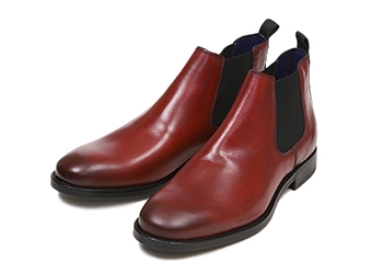 【GIANCARLO MORELLI】 ジャンカルロ・モレリ ビジネスシューズ SIDE GORE サイドゴア GM01262 F14 RED 42(26.5-27)