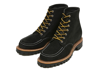 【CHIPPEWA】 チペワ 6-IN MOC LUGGED FD BOOT 6インチ モック ラギッド フィールドブーツ 1901M62 BLACK SUEDE 10(28)