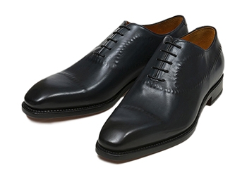 【ALMAS】 アルマス S-TIP ストレートチップ 1439 F14 DEEP BLUE 44(28)