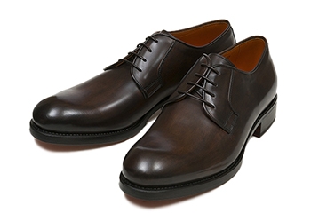 【ALMAS】 アルマス PLAIN TOE プレーン 1414 F14 ARANCIO CLASSIC 44(28)