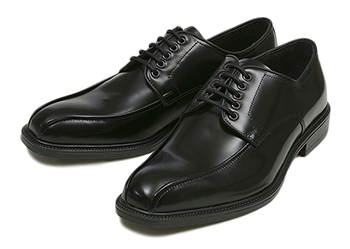 【HAWKINS】 ホーキンス ビジネスシューズ スワール HB21016 F14 NERO 45(28.5-29)