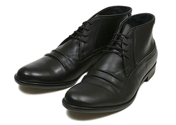 【stefanorossi】 ステファノロッシ CHUKKA チャッカ SR01111 F14 NERO 44(28)
