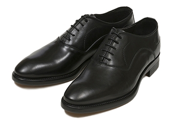 【GIANNI RUSSO】 ジャンニ ルッソ PLAIN TOE プレーン P3 CALF BLACK 43(27.5)