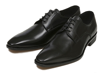 【GIANNI RUSSO】 ジャンニ ルッソ PLAIN TOE プレーン 912 CALF BLACK 43(27.5)