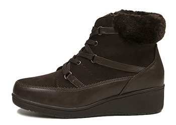 レディース 【NUOVO】 レースアップボアブーツ ND10020 LACE UP BOA S/CHOCO L(24-)