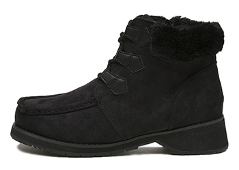 レディース 【NUOVO】 ワークレースボアブーツ ND10021 WORK LACE S/BLACK XL(24.5-25)