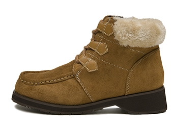 レディース 【NUOVO】 ワークレースボアブーツ ND10021 WORK LACE S/CAMEL XL(24.5-25)