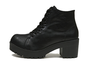 【NUOVO】 バルブレースブーツ NE80108 BULB LACE 6.5 ヒール6.5cm 14FA BLACK XL(24.5-25)