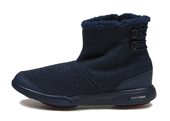 レディース 【Reebok】 リーボック EASYTONE KNIT BOOT イージートーン ニット ブーツ M48419 14FW ABC-MART限定 C NAVY/H PINK 23.5