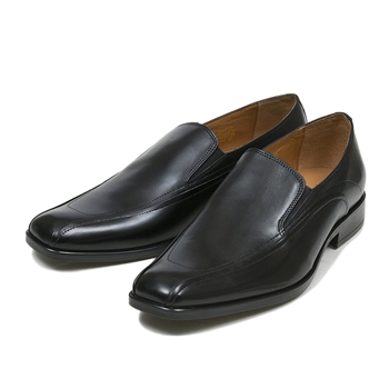 【STEFANO ROSSI】 ステファノロッシ ビジネスシューズ SQ SLIP-ON スクエアトゥトゥ スリッポン 3352 NERO 44(28)