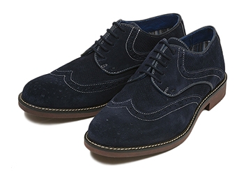 【stefanorossi】 ステファノロッシ W-TIP ウィングチップ SR07080 SP15 NAVY 45(28.5-29)