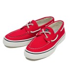 【SPERRY TOP-SIDER】 スペリー トップサイダー BAHAMA 2-EYE VARSITY バハマ 2アイレット バーシティー STS10650 RED 9H(27.5)