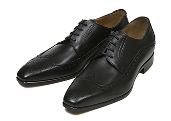 【BENTER】ベンター ビジネスシューズ W-TIP ウィングチップ 495 SP15 YES NERO 43(27.5)