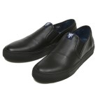 【OVERSTATE】 SLIP-ON 302 15SP BLACK 45(28.5-29)