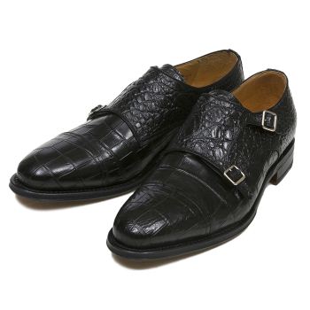 【HAWKINS】ホーキンス ドレスシューズ ダブルモンク W-MONK ZA4158 BLACK 9(28)
