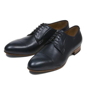 【GIANCARLO MORELLI】 ジャンカルロ・モレリ S-TIP ストレートチップ AO-B1404 BLUE CHIARO 39(24.5)