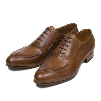 【GIANCARLO MORELLI】 ジャンカルロ・モレリ U-TIP Uチップ AO-B2412 CUOIO 44(28)