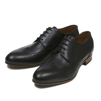 【GIANCARLO MORELLI】 ジャンカルロ・モレリ W-TIP ウィングチップ AO-B2411 NERO 45(28.5-29)