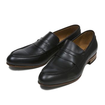 【GIANCARLO MORELLI】 ジャンカルロ・モレリ LOAFER ローファー AO-B1408 NERO 45(28.5-29)