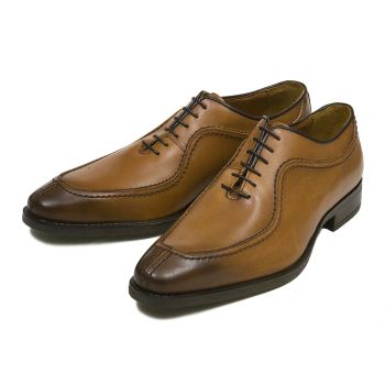 【GIANCARLO MORELLI】 ジャンカルロ・モレリ DECO Yチップ 140361 CUOIO 40(25-25.5)