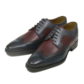 【GIANCARLO MORELLI】 ジャンカルロ・モレリ W-TIP ウィングチップ 111172 TRICO 39(24.5)