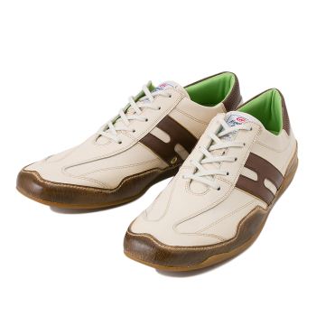 【HAWKINS】 ホーキンス レザースニーカー PLUTO 2 HL00102 ECRU/D.BROWN 11(29)