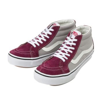 【VANS】 ヴァンズ SK8-MID スケートミッド V37CL 16SP WINE/GREY 10H(28.5)