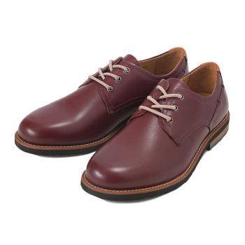 【HAWKINS】 ホーキンス カジュアルウォーキング TR PLAIN TOE LT HL10090 RED BROWN 9(27)