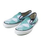 【SPERRY TOPSIDER】 スペリートップサイダー CLOUD SLIP ON WAVE PRINT クラウド スリッポン ウェーブプリント STS12046 TURQ 10H(28.5)