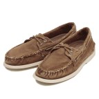 【SPERRY TOPSIDER】 スペリー トップサイダー A/O 2 COLOR WASH オーセンティックオリジナル 2アイレット カラー ウォッシュ STS10596 BROWN 10H(28.5)