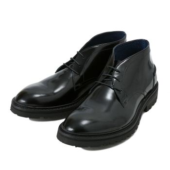 【STEFANO ROSSI】 ステファノロッシ カジュアルブーツ CHUKKA チャッカ SR10006 NERO 44(28)