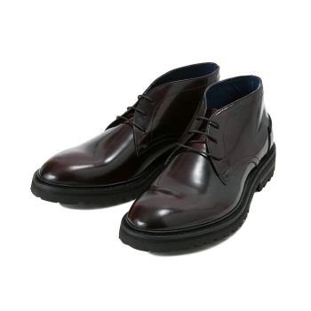 【STEFANO ROSSI】 ステファノロッシ カジュアルブーツ CHUKKA チャッカ SR10006 BURGUNDY 44(28)