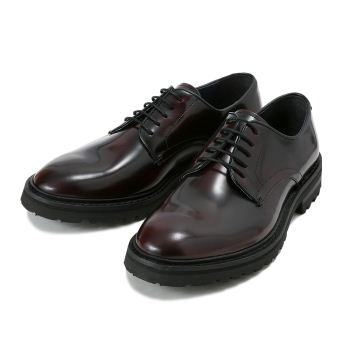 【STEFANO ROSSI】 ステファノロッシ カジュアルシューズ PLAIN プレーン SR10007 BURGUNDY 44(28)