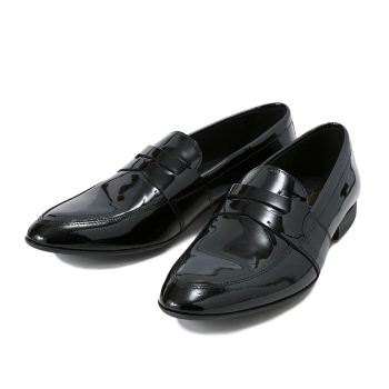 【G.C.MORELLI】 ジャンカルロモレリ ドレスシューズ LOAFER ローファー 160431 PATENT NERO 45(28.5-29)