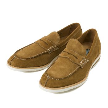 【HAWKINS】 ホーキンス ウォーキングシューズ TR LOAFER LT トラベラー ローファー ライト HL10093 S/CAMEL 10(28)