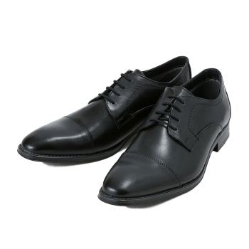 【STEFANO ROSSI】 ステファノロッシ ビジネスシューズ LN S-TIP ロングノーズ ストレートチップ SR01135 NERO 41(26)