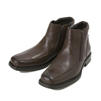 【HAWKINS】 ホーキンス ビジネスシューズ ZIP BOOT ジップブーツ HB34010 T.MORO 45(28.5-29)