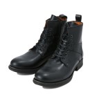 【STEFANO ROSSI】 ステファノロッシ レースアップブーツ LACE UP BOOT SR10009 BLACK 45(28.5-29)