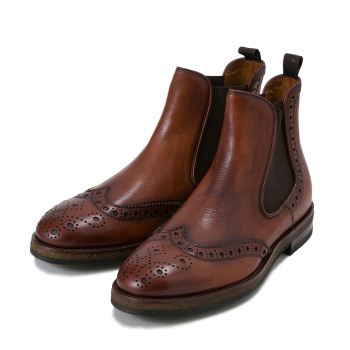 【ANTONIO MAURIZI】 アントニオ・マウリッツィ SIDE GORE サイドゴアブーツ CUOIO 43(27.5)