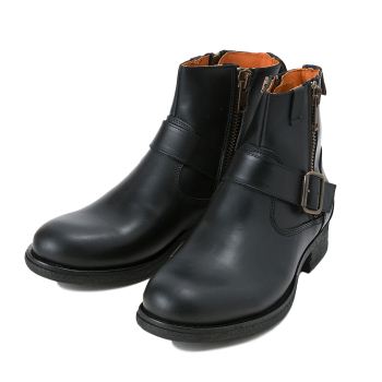【STEFANO ROSSI】 ステファノロッシ ベルトブーツ BELT BOOT SR10011 BLACK 45(28.5-29)