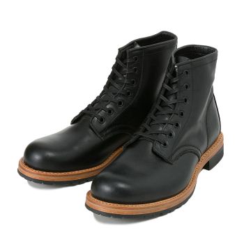 【HAWKINS】 ホーキンス 6INCH PLAIN 6インチプレーンブーツ HL40071 BLACK 9H(27.5)
