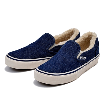【VANS】 ヴァンズ SLIP ON スリッポン V98CL RANCH 15FA BLUE DENIM 4H(22.5)