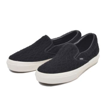 【VANS】 ヴァンズ SLIP ON スリッポン V98CL CROCHET 15FA BLACK 11(29)