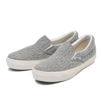 【VANS】 ヴァンズ SLIP ON スリッポン V98CL CROCHET 15FA GRAY 5H(23.5)