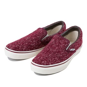 レディース VANS ヴァンズ SLIP ON スリッポン V98CL SWEATER2 15FA BURGUNDY 7(25)