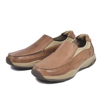 【SPERRY TOPSIDER】 スペリー トップサイダー ウォーキングシューズ VOYAGER GORE S/O ボイジャー ゴア スリッポン STS11705 DK.TAN 9H(27.5)