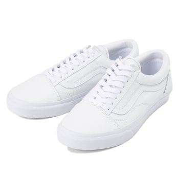 【VANS】 ヴァンズ OLD SKOOL LEATHER オールドスクール レザー V36L 15FA WHITE 11(29)