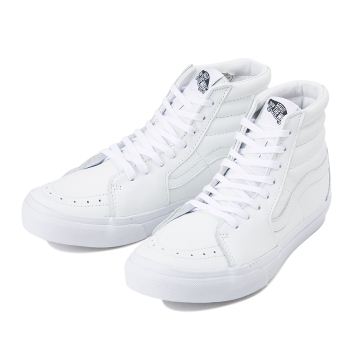 【VANS】 ヴァンズ SK8-HI LEATHER スケートハイ レザー V38L 15FA WHITE 11(29)