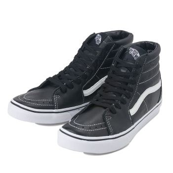 【VANS】 ヴァンズ SK8-HI LEATHER スケートハイ レザー V38L 15FA BLACK 10H(28.5)